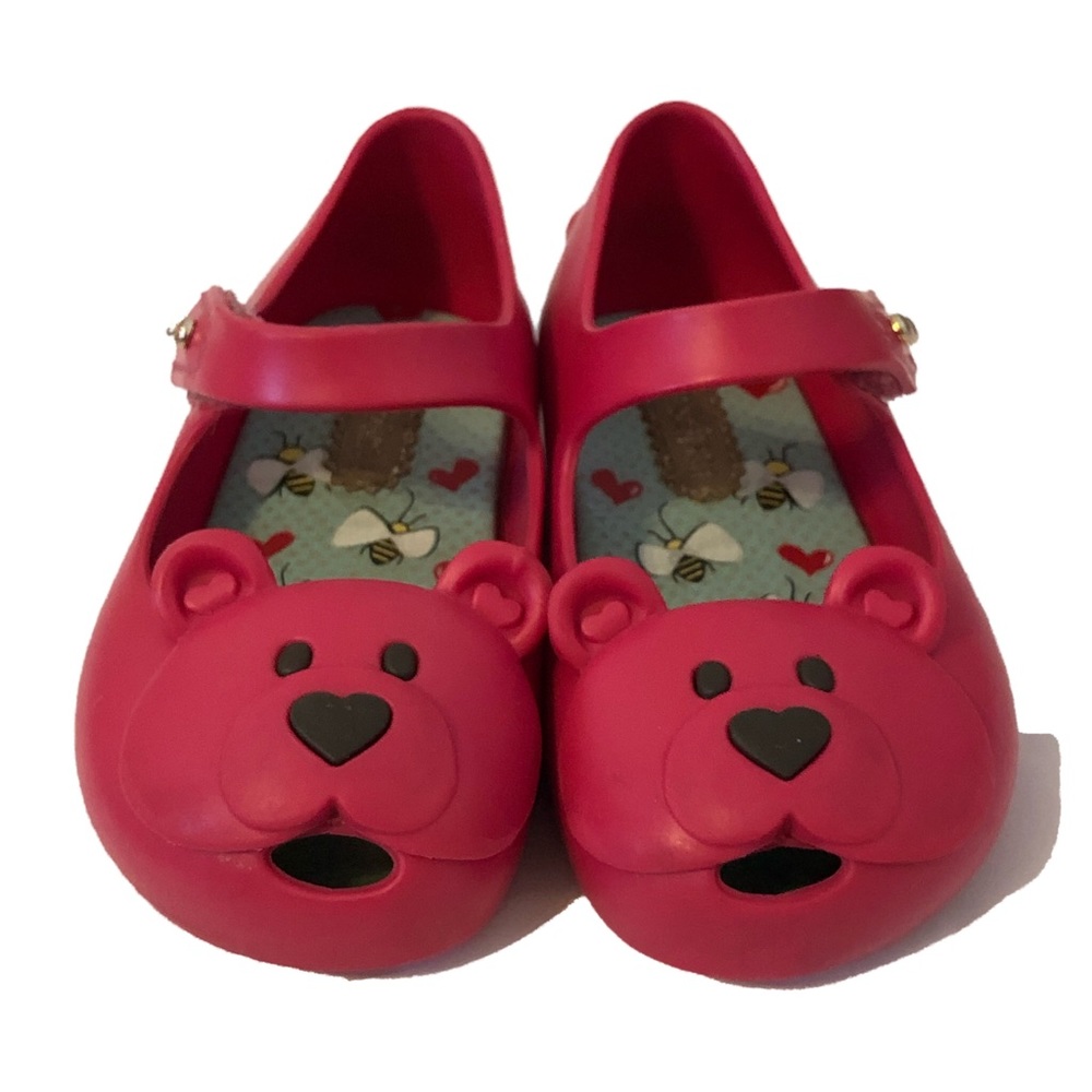 Mini Melissa Pink Bear Shoes